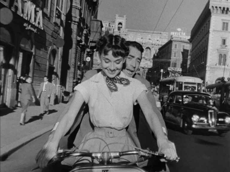 Audrey Hepburn dans Roman holiday / Vacances romaines